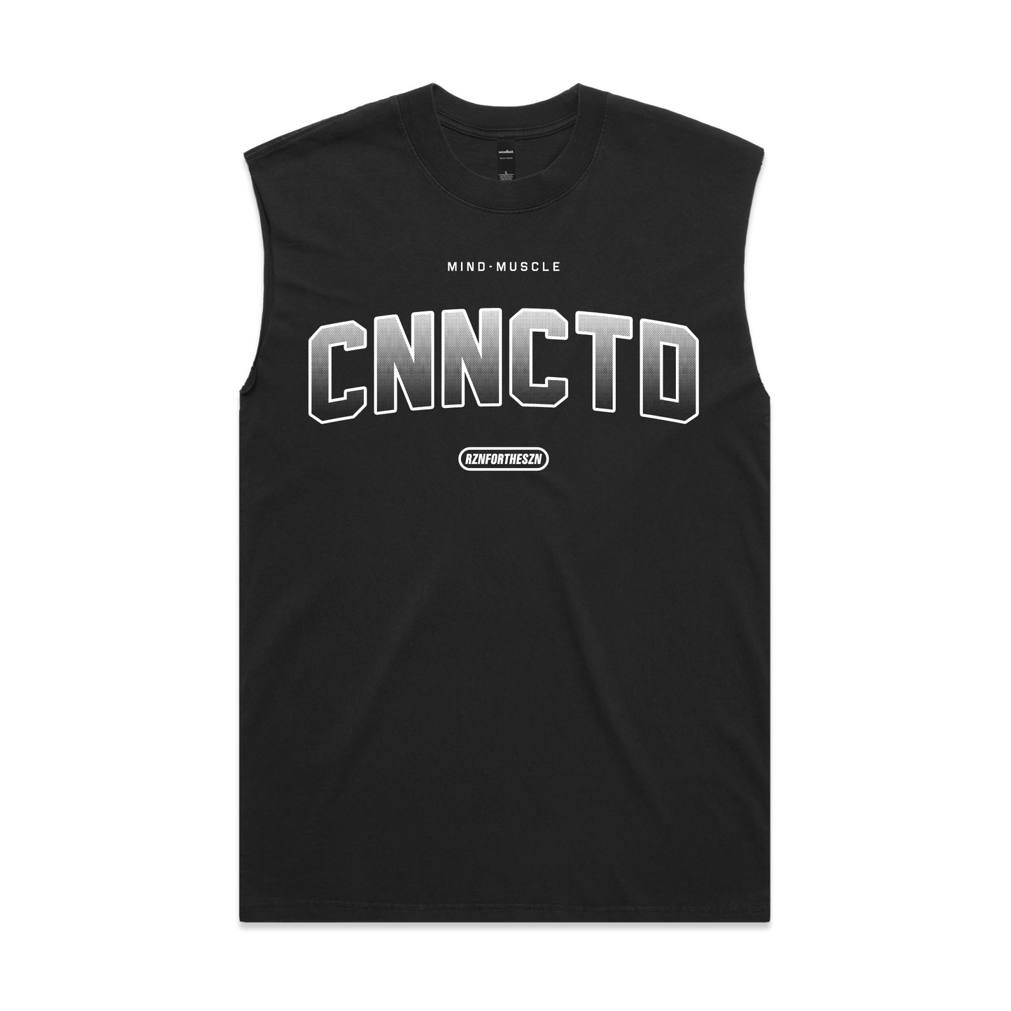 CNNCTD Oversized Tank - White, Faded Black - Men's