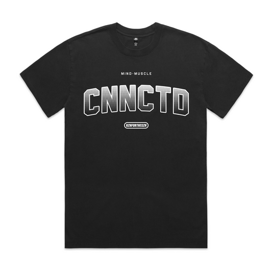 CNNCTD Oversized Tee - White, Faded Black - Men's