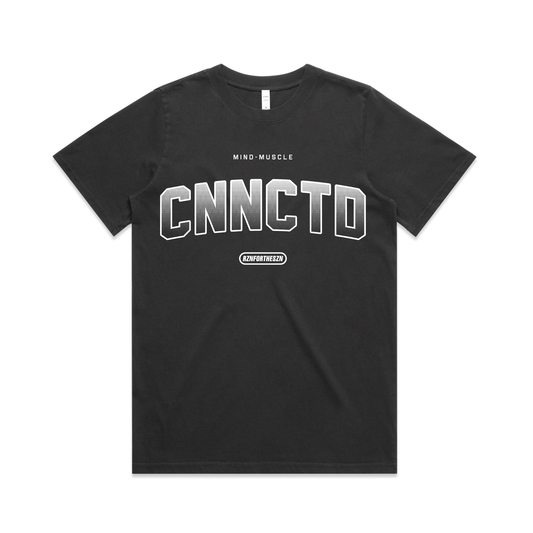 CNNCTD Oversized Tee - White, Faded Black - Women's