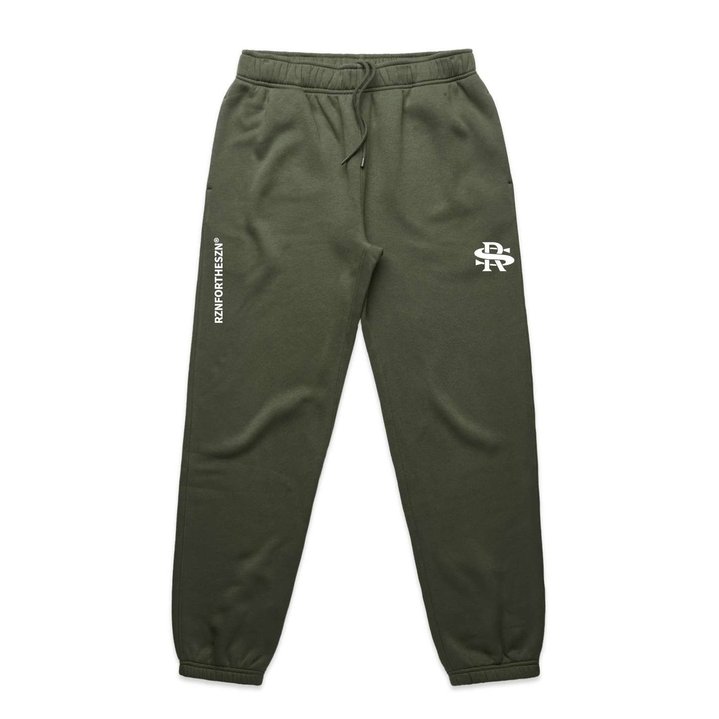 Classic RS Track Pants - White, Hazy Moss - Men's