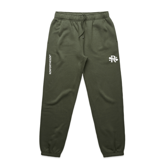 Classic RS Track Pants - White, Hazy Moss - Men's