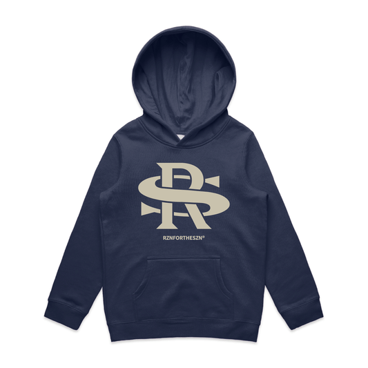 Classic RS Hoodie - Beige, Navy - Youth