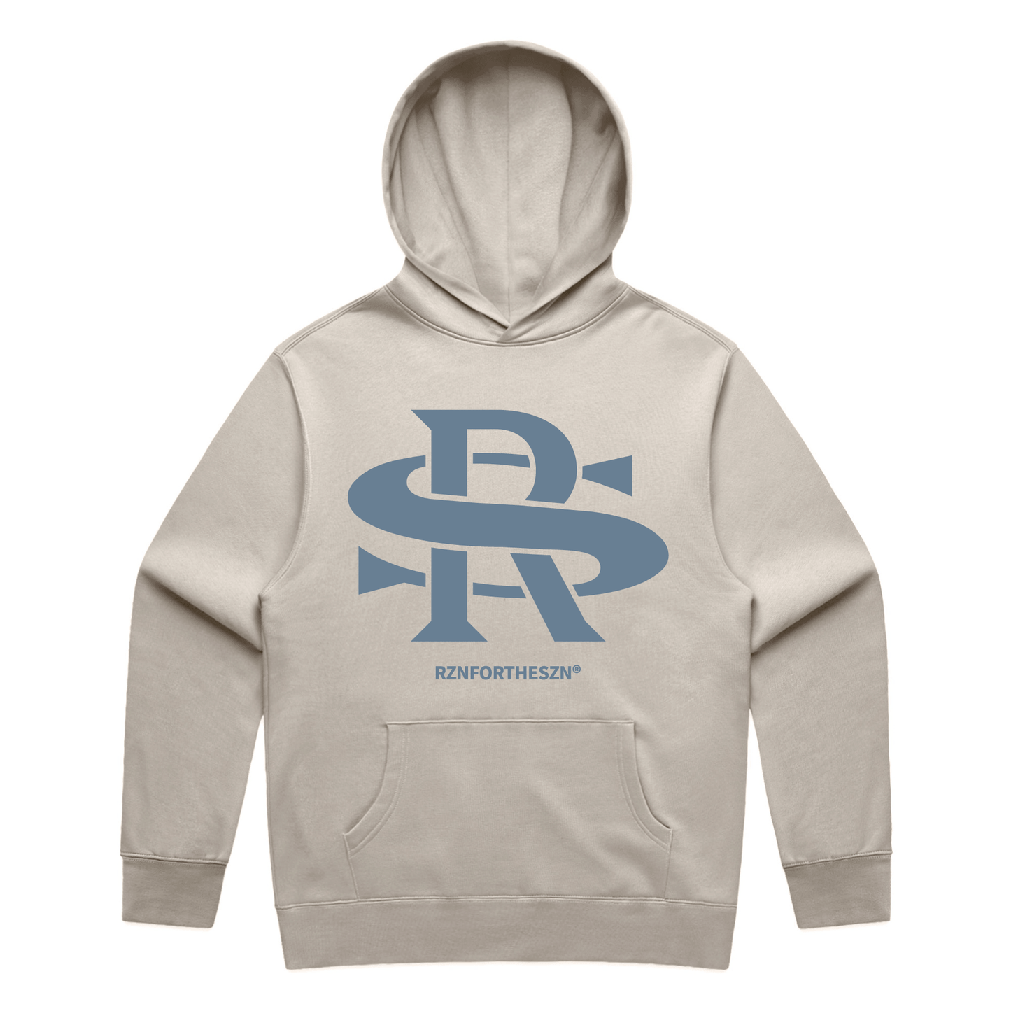 Classic RS Hoodie - Stone Blue, Cream - Men's