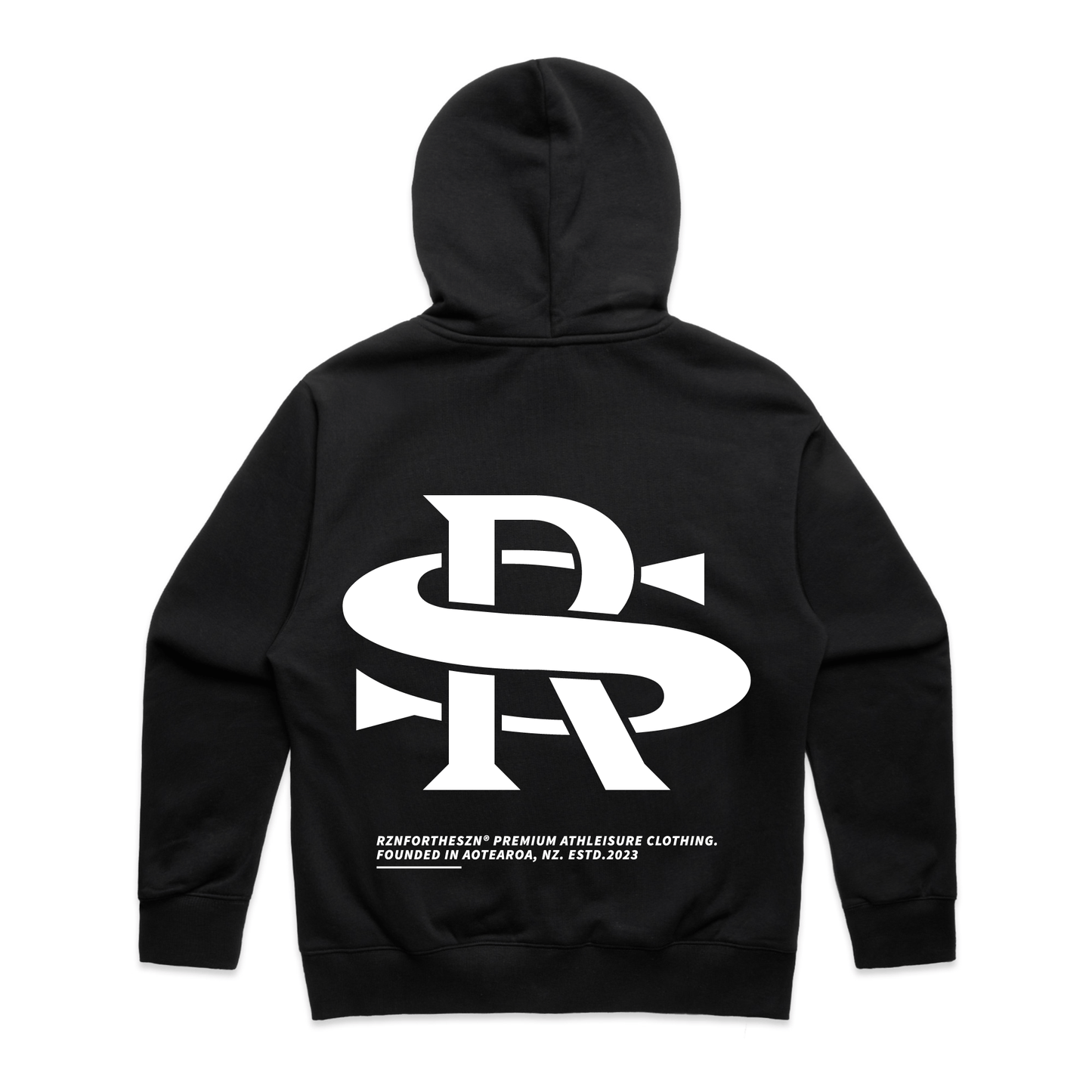 Iconic RS Full Zip Hoodie - White, Black - Men's