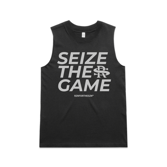 STG Statement Oversized Tank - Off-White, Faded Black - Women's